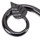 Black Leaf Curtain Finial (pair) | From The Anvil-Finials-Yester Home
