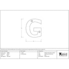 Black Letter G | From The Anvil - Letters - From The Anvil - Yester Home