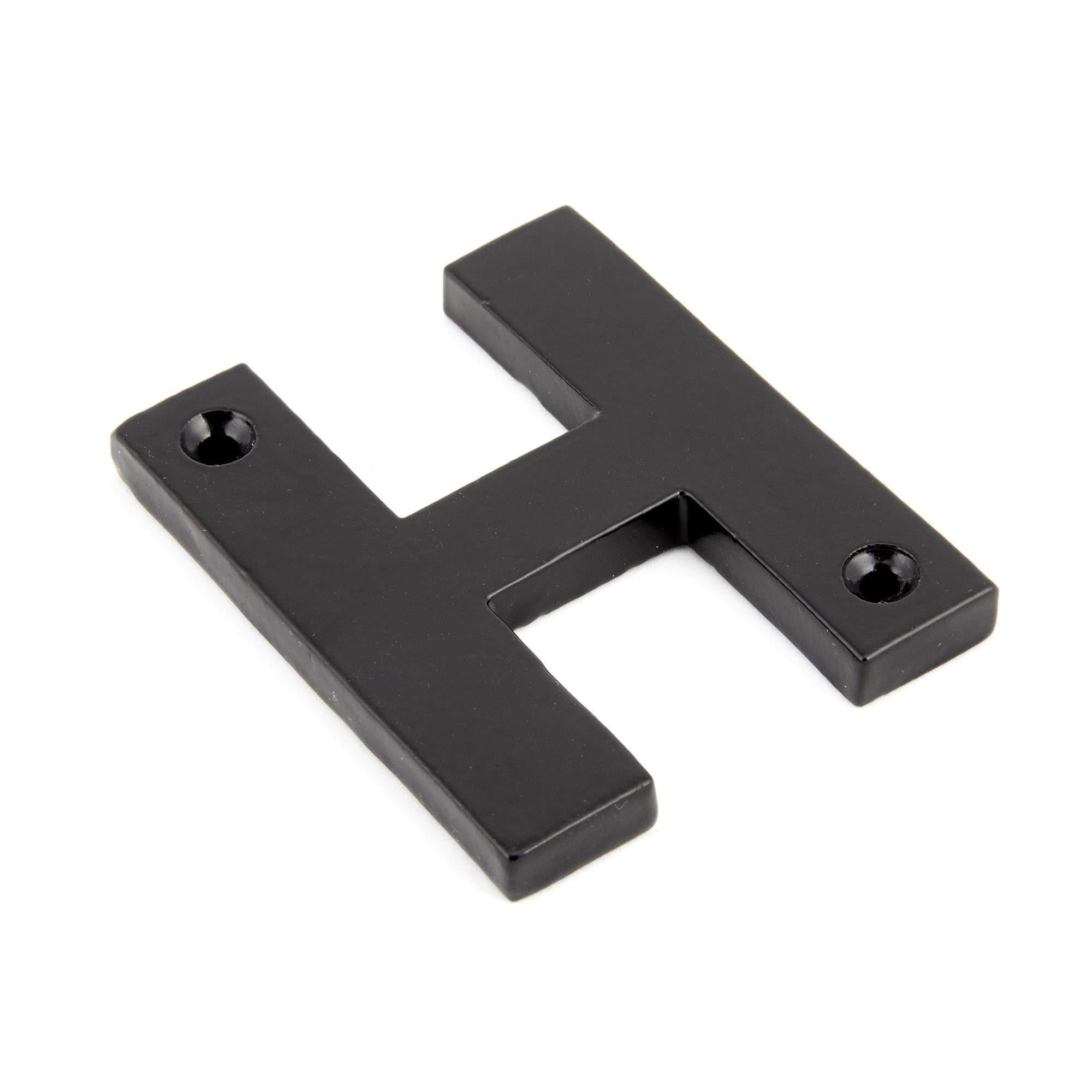 Black Letter H | From The Anvil - Letters - From The Anvil - Yester Home