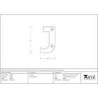 Black Letter J | From The Anvil - Letters - From The Anvil - Yester Home