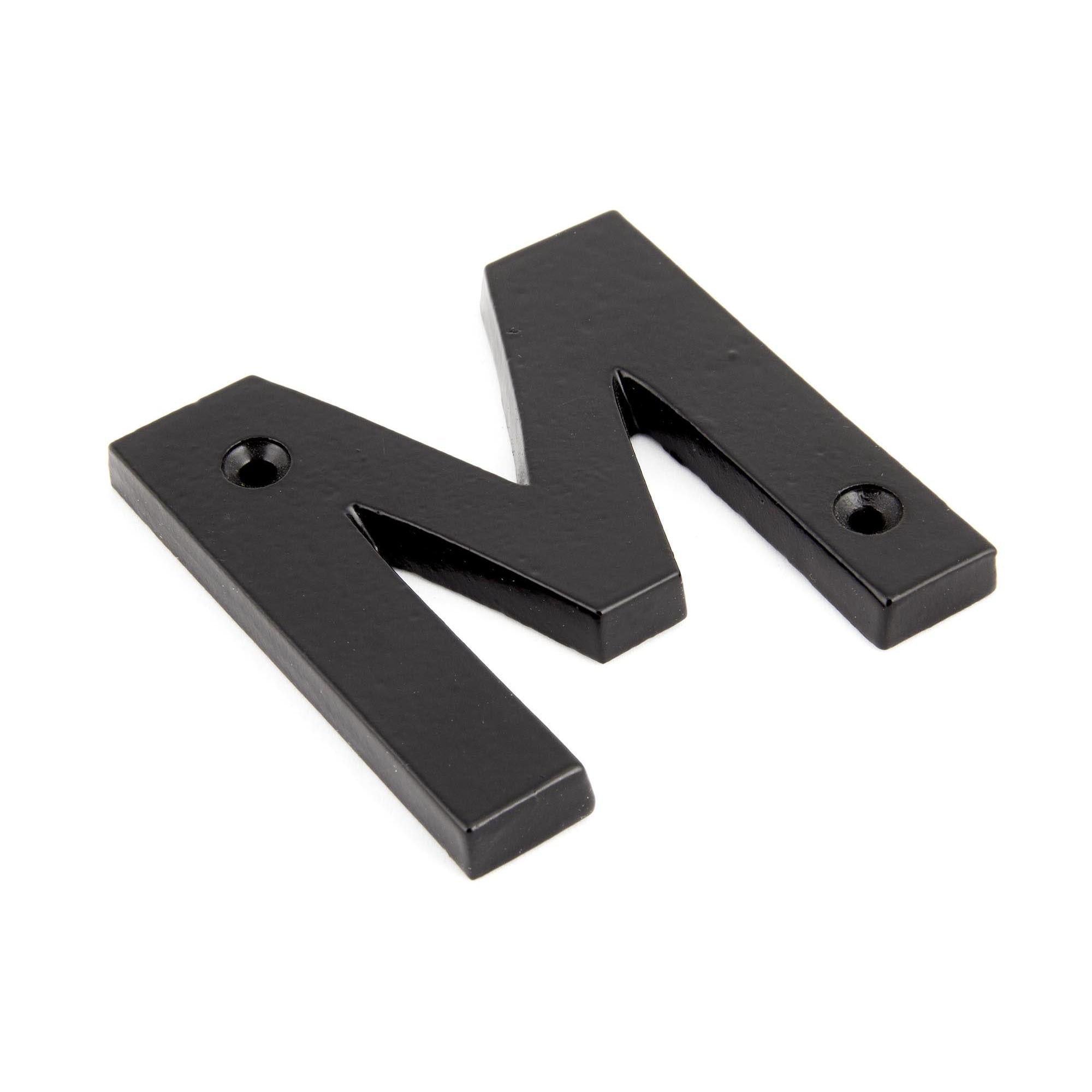 Black Letter M | From The Anvil - Letters - From The Anvil - Yester Home