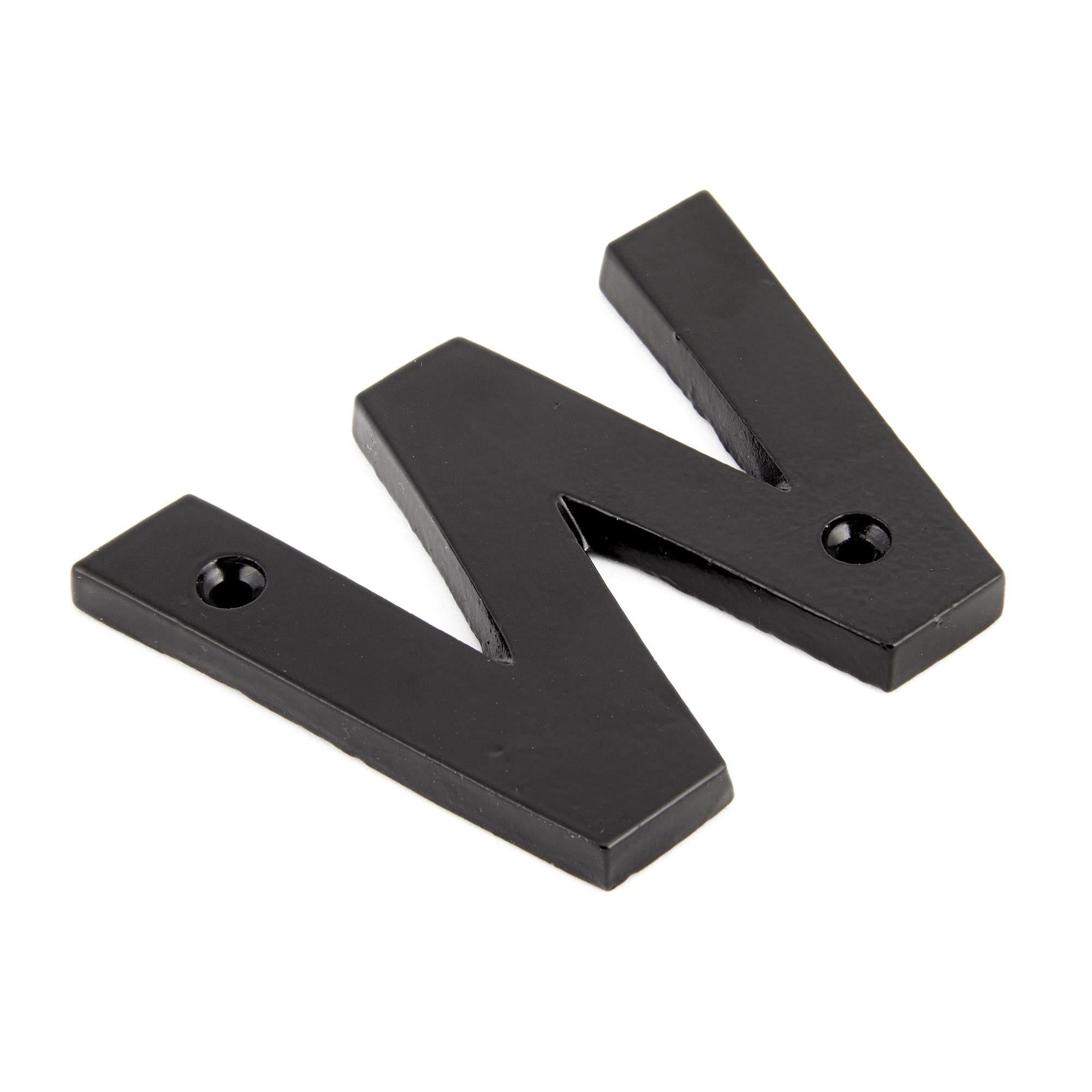 Black Letter W | From The Anvil - Letters - From The Anvil - Yester Home