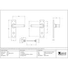 Black Lever Bathroom Set | From The Anvil - Lever Bathroom - From The Anvil - Yester Home