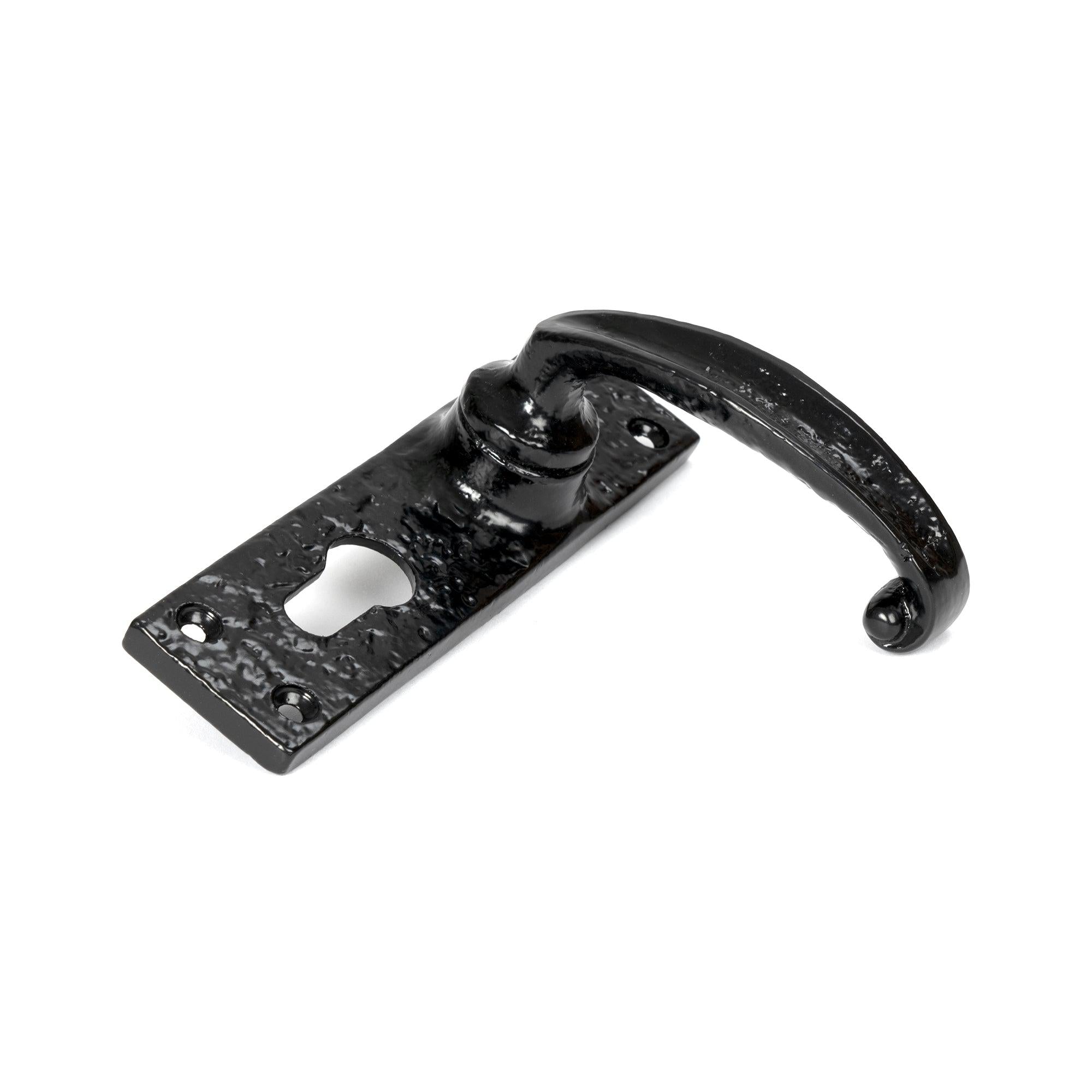 Black Lever Euro Lock Set | From The Anvil - Lever Euro - From The Anvil - Yester Home