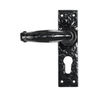 Black Lever Euro Lock Set | From The Anvil - Lever Euro - From The Anvil - Yester Home
