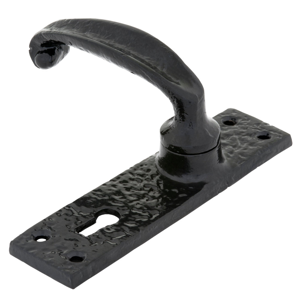 Black Lever Lock Set | From The Anvil-Lever Lock-Yester Home