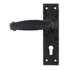 Black Lever Lock Set | From The Anvil-Lever Lock-Yester Home