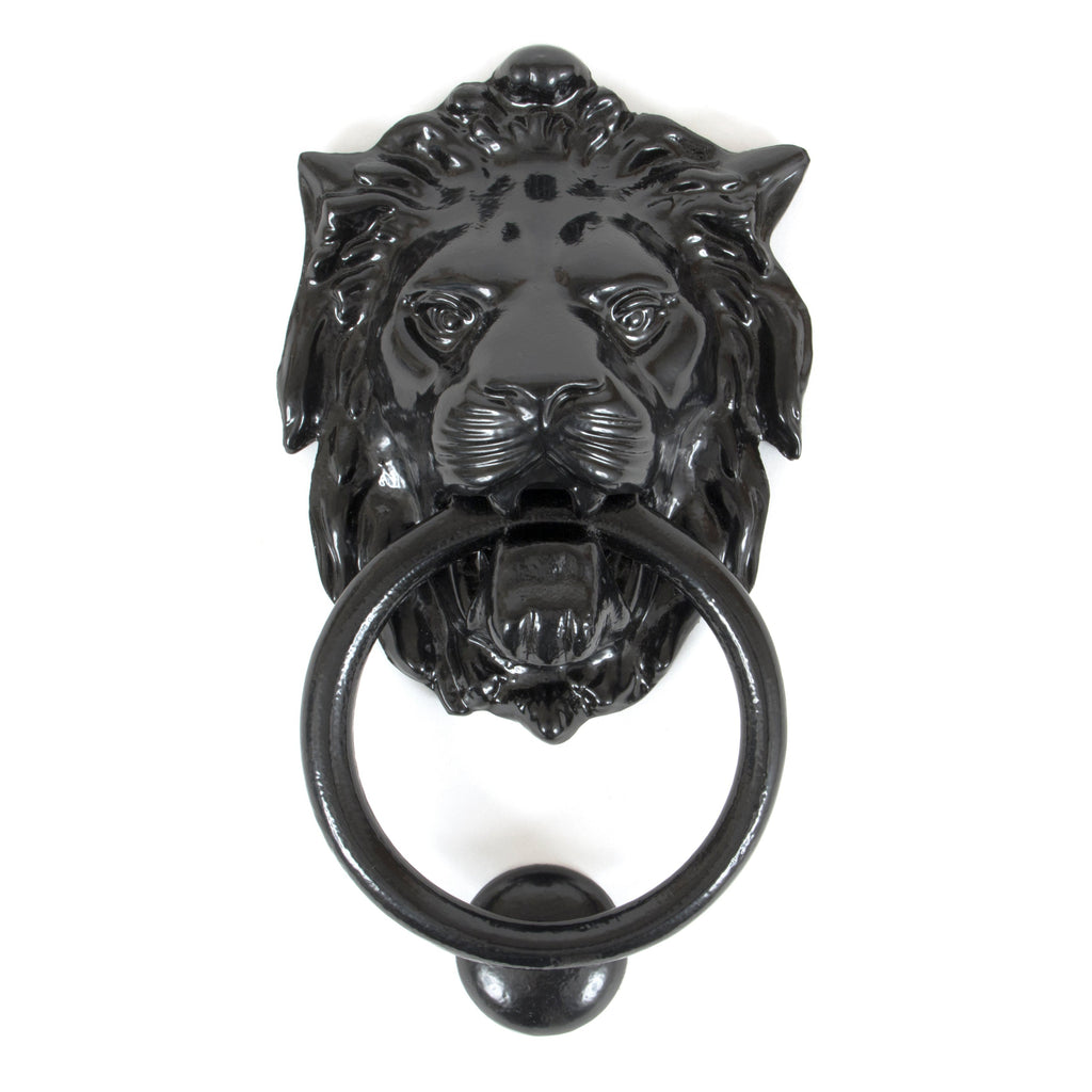 Black Lion Head Door Knocker | From The Anvil