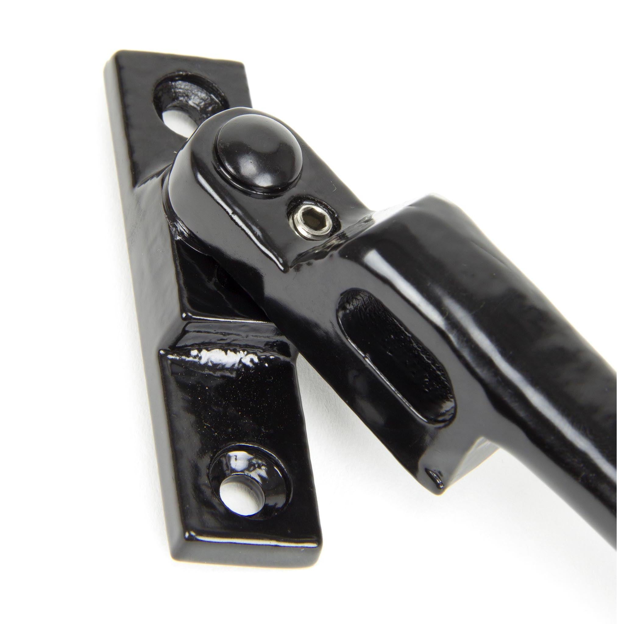 Black Locking Night-Vent Monkeytail Fastener - RH | From The Anvil - Night-Vent Fasteners - From The Anvil - Yester Home