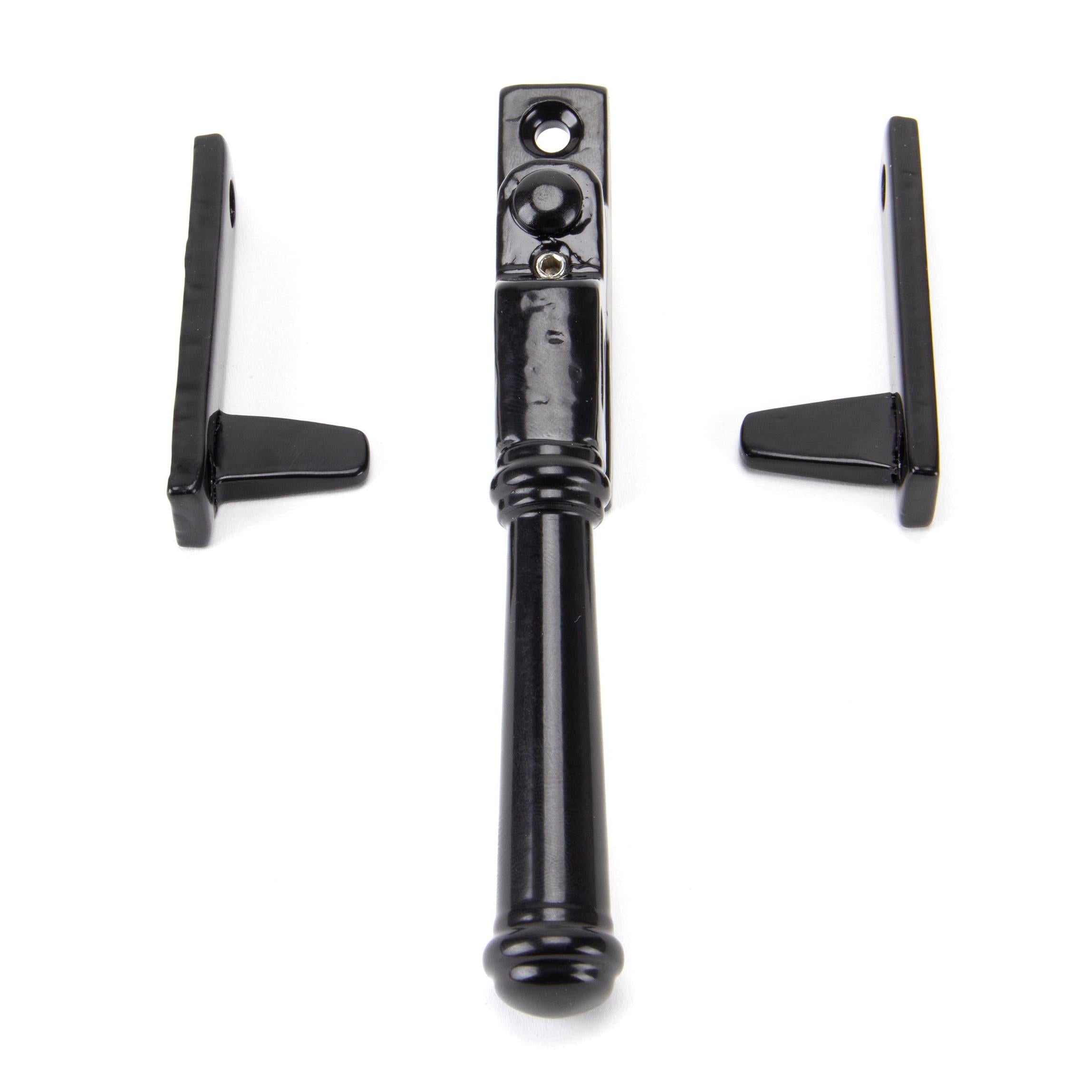 Black Locking Night-Vent Regency Fastener | From The Anvil - Night-Vent Fasteners - From The Anvil - Yester Home