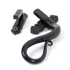 Black Locking Shepherd's Crook Fastener - RH | From The Anvil - Locking Fasteners - From The Anvil - Yester Home