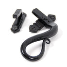 Black Locking Shepherd's Crook Fastener - RH | From The Anvil-Locking Fasteners-Yester Home