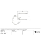 Black Locking Staple Pin | From The Anvil - Staple Pins & Plates - From The Anvil - Yester Home