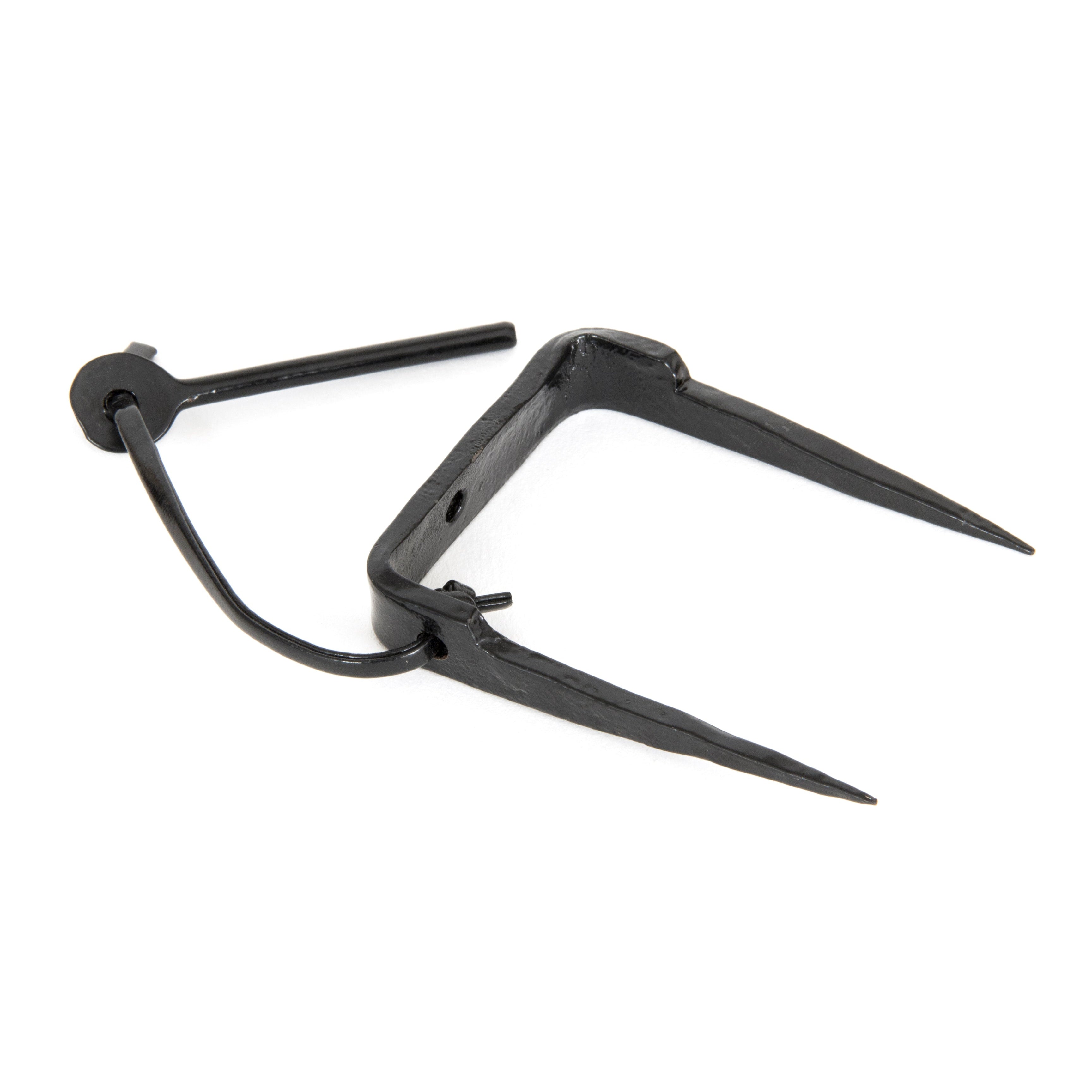 Black Locking Staple Pin | From The Anvil-Staple Pins & Plates-Yester Home