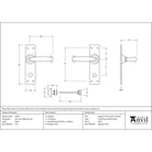 Black MF Lever Bathroom Set | From The Anvil - Lever Bathroom - From The Anvil - Yester Home
