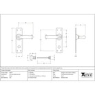 Black MF Lever Bathroom Set | From The Anvil-Lever Bathroom-Yester Home
