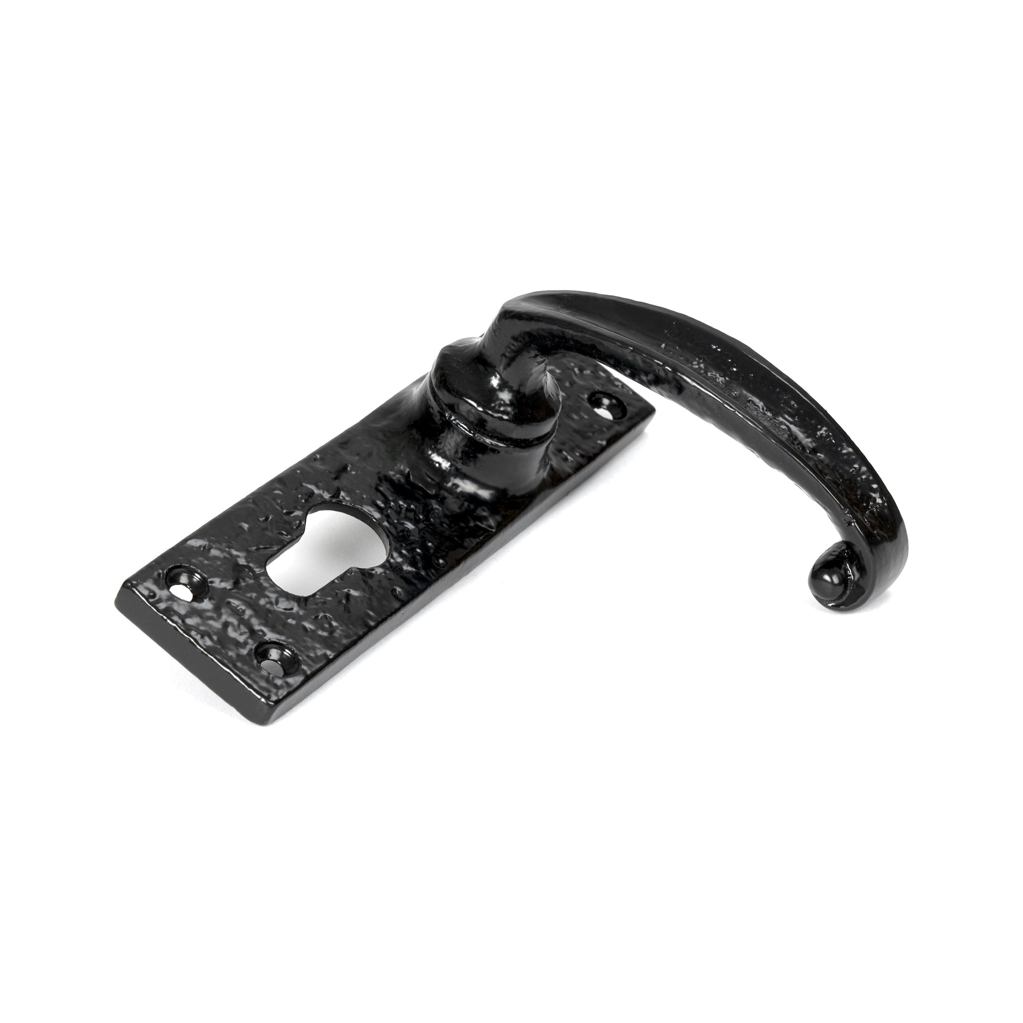 Black MF Lever Euro Lock Set | From The Anvil-Lever Euro-Yester Home