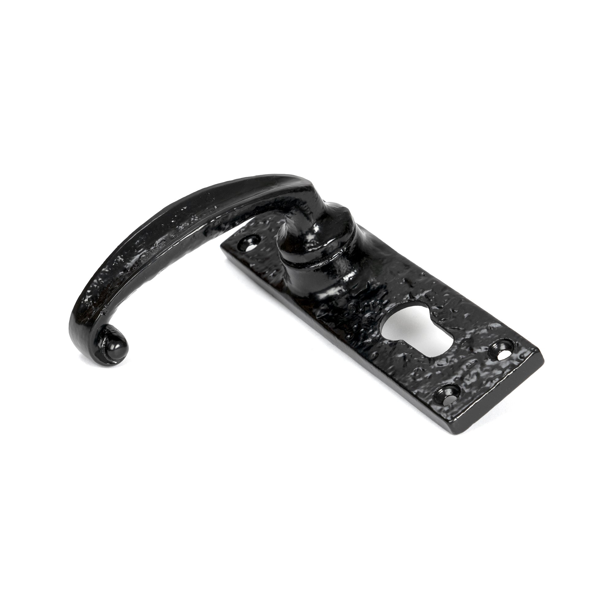 Black MF Lever Euro Lock Set | From The Anvil-Lever Euro-Yester Home