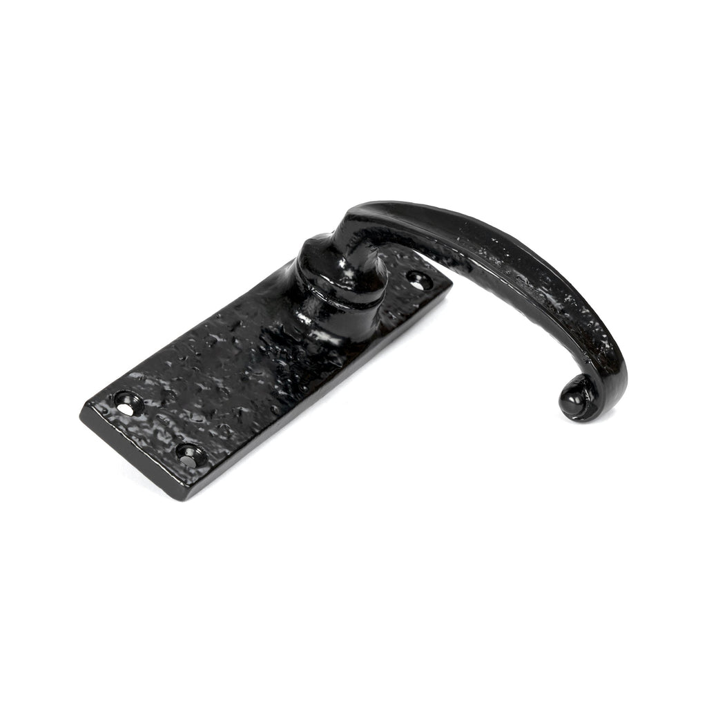 Black MF Lever Latch Set | From The Anvil-Lever Latch-Yester Home