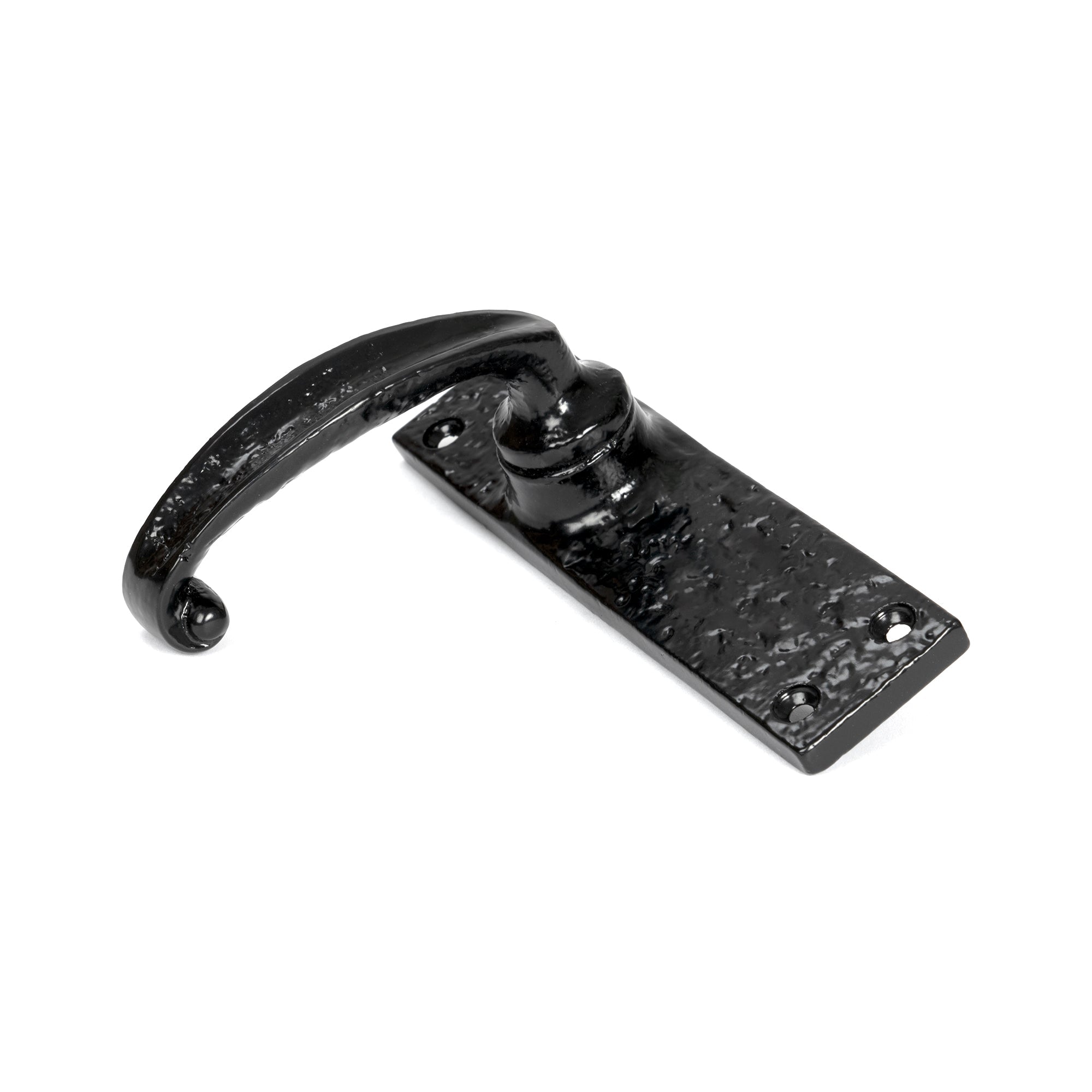 Black MF Lever Latch Set | From The Anvil-Lever Latch-Yester Home