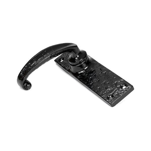 Black MF Lever Latch Set | From The Anvil-Lever Latch-Yester Home