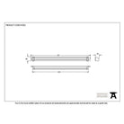 Black Medium Aluminium Canopy 297mm | From The Anvil-Canopies-Yester Home