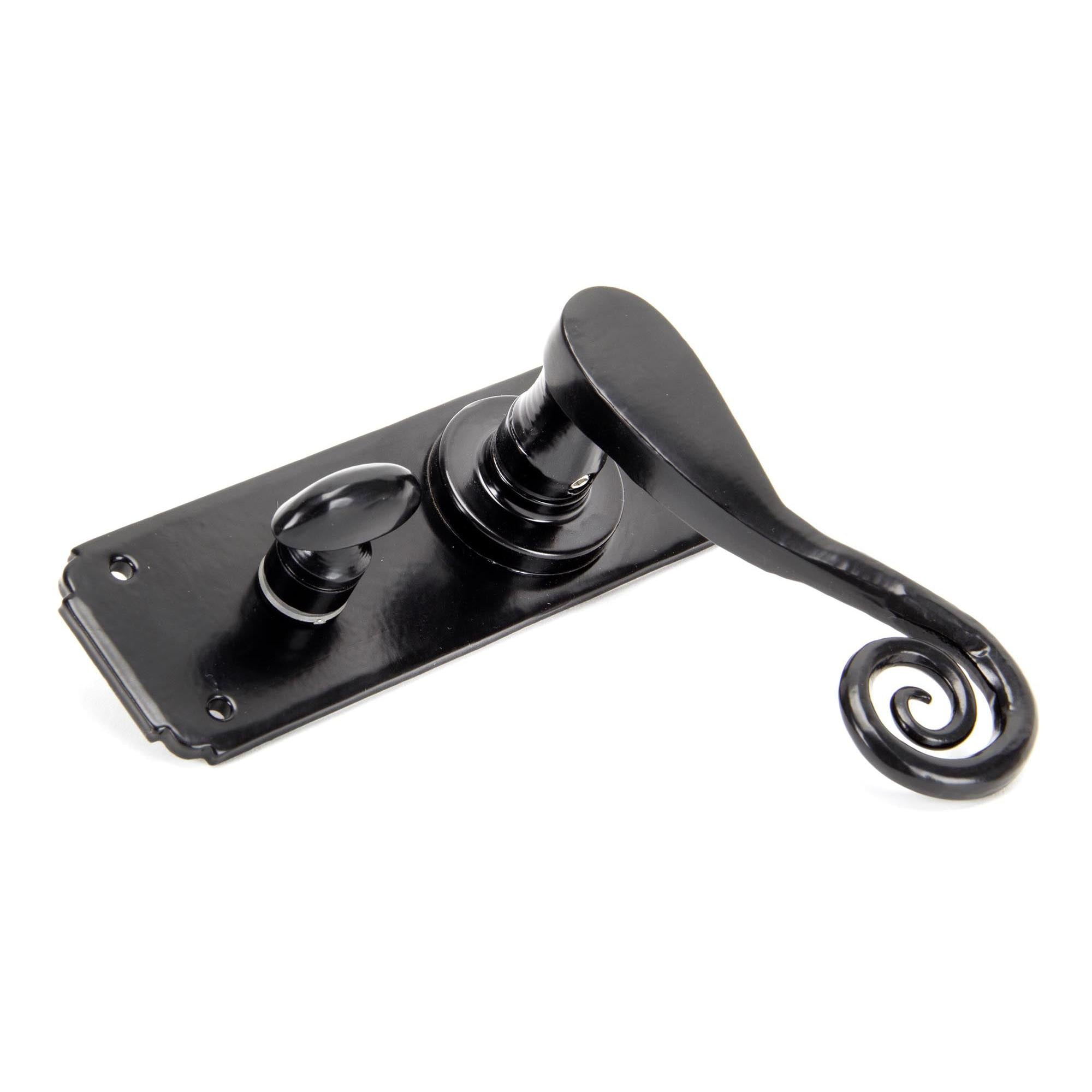 Black Monkeytail Lever Bathroom Set | From The Anvil - Lever Bathroom - From The Anvil - Yester Home