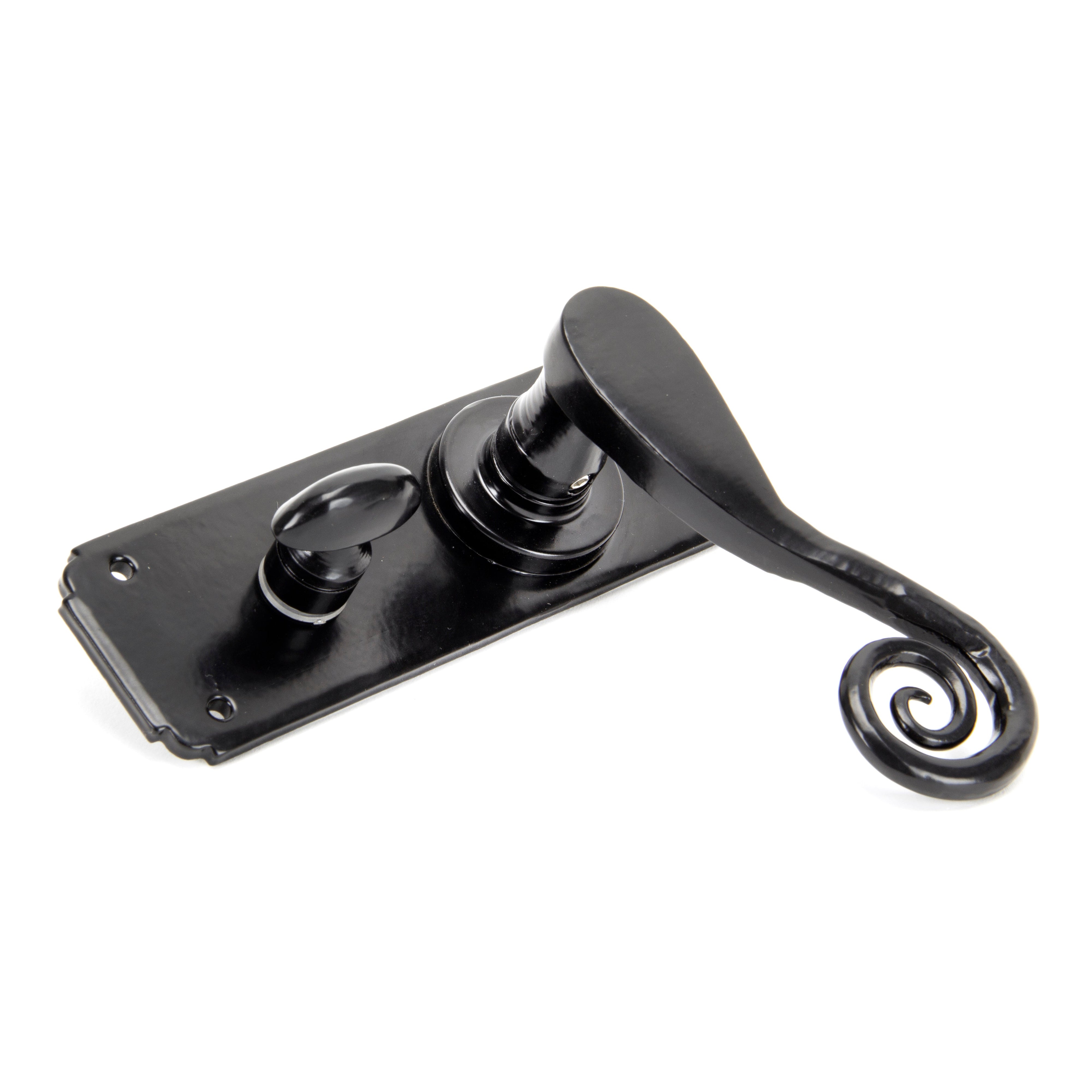 Black Monkeytail Lever Bathroom Set | From The Anvil-Lever Bathroom-Yester Home