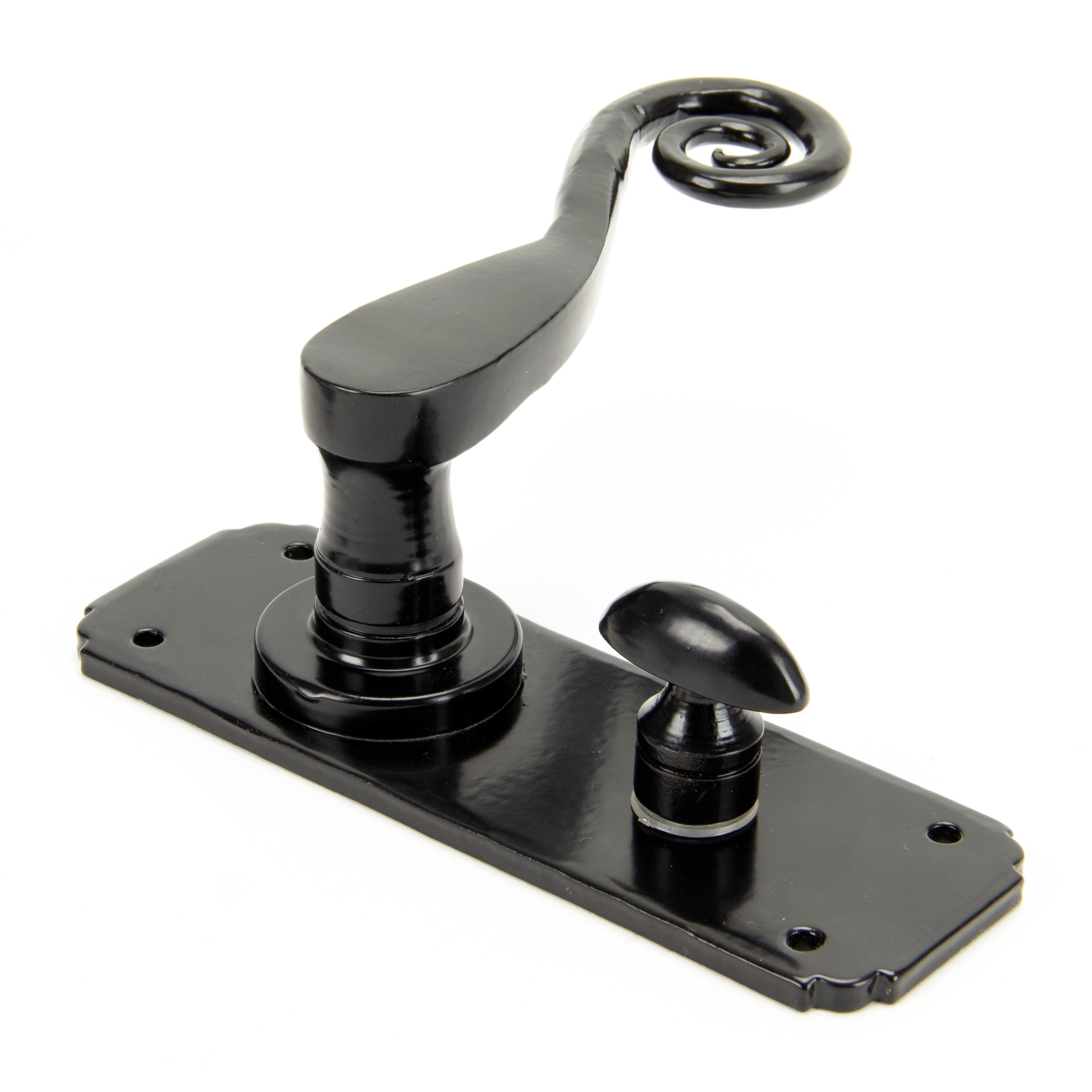 Black Monkeytail Lever Bathroom Set | From The Anvil-Lever Bathroom-Yester Home