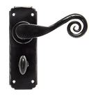 Black Monkeytail Lever Bathroom Set | From The Anvil - Lever Bathroom - From The Anvil - Yester Home