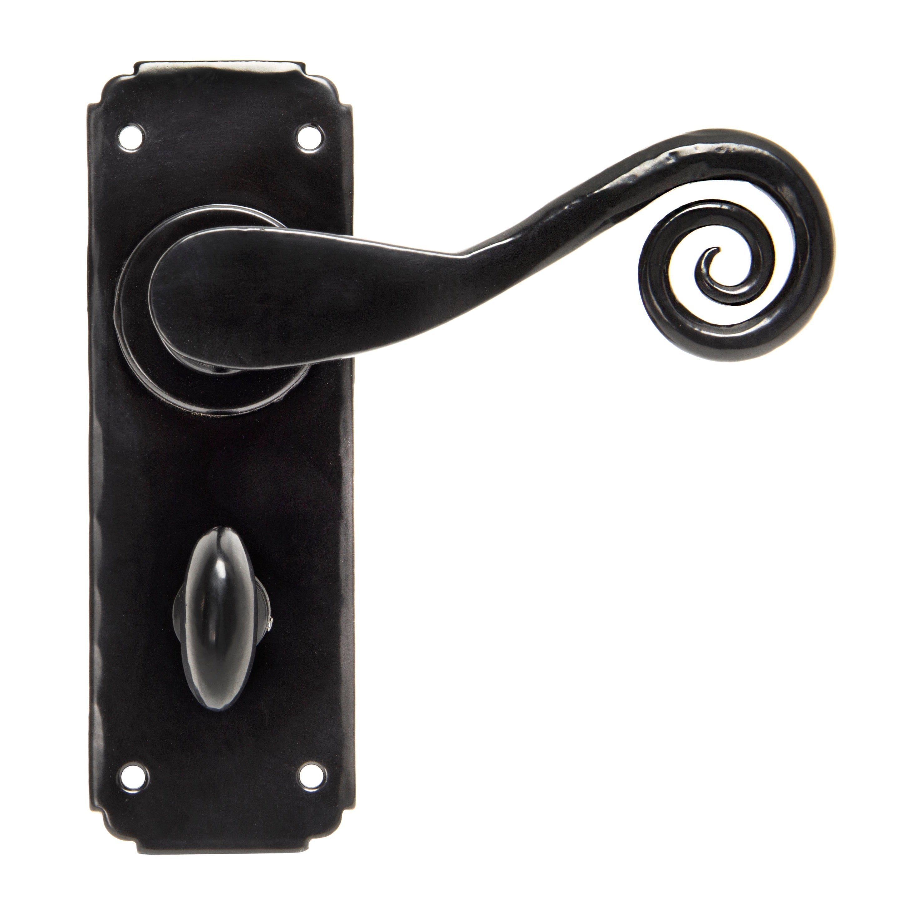 Black Monkeytail Lever Bathroom Set | From The Anvil-Lever Bathroom-Yester Home