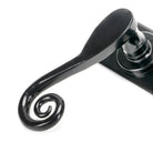 Black Monkeytail Lever Euro Lock Set | From The Anvil-Lever Euro-Yester Home