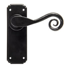 Black Monkeytail Lever Latch Set | From The Anvil - Lever Latch - From The Anvil - Yester Home