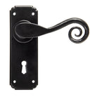 Black Monkeytail Lever Lock Set | From The Anvil - Lever Lock - From The Anvil - Yester Home