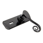 Black Monkeytail Lever Lock Set | From The Anvil - Lever Lock - From The Anvil - Yester Home