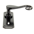 Black Monkeytail Lever Lock Set | From The Anvil - Lever Lock - From The Anvil - Yester Home