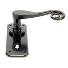 Black Monkeytail Lever Lock Set | From The Anvil-Lever Lock-Yester Home