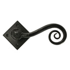 Black Monkeytail Lever on Rose Set (Diamond) | From The Anvil-Lever on Rose-Yester Home
