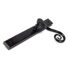 Black Monkeytail Slimline Lever Espag. Latch Set - LH | From The Anvil - Espagnolette - From The Anvil - Yester Home