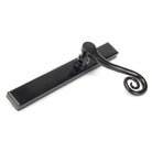 Black Monkeytail Slimline Lever Espag. Latch Set - RH | From The Anvil - Espagnolette - From The Anvil - Yester Home