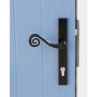 Black Monkeytail Slimline Lever Espag. Lock Set - LH | From The Anvil-Espagnolette-Yester Home