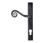 Black Monkeytail Slimline Lever Espag. Lock Set - LH | From The Anvil - Espagnolette - From The Anvil - Yester Home
