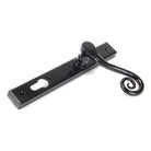 Black Monkeytail Slimline Lever Espag. Lock Set - LH | From The Anvil-Espagnolette-Yester Home