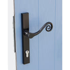 Black Monkeytail Slimline Lever Espag. Lock Set - RH | From The Anvil-Espagnolette-Yester Home