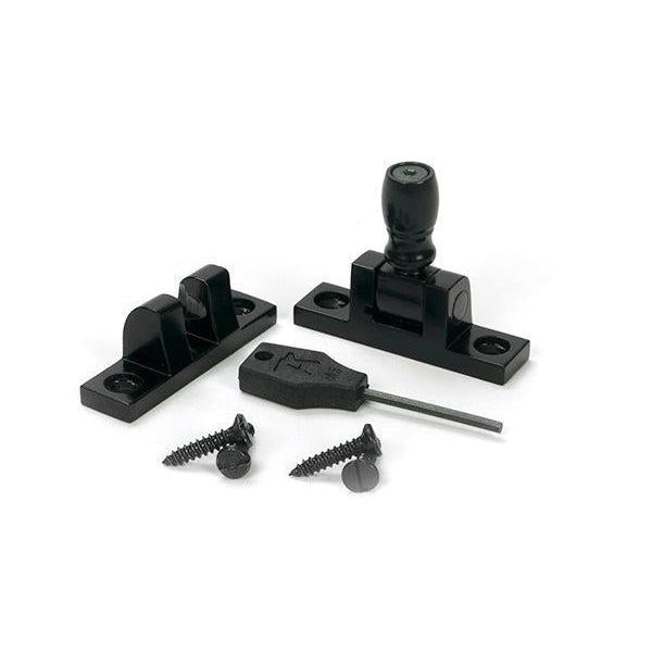 Black Mushroom Brighton Fastener - Narrow (Square) - Brighton Fasteners - From The Anvil - Yester Home