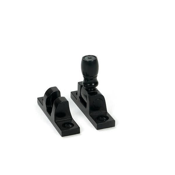 Black Mushroom Brighton Fastener - Narrow (Square) - Brighton Fasteners - From The Anvil - Yester Home