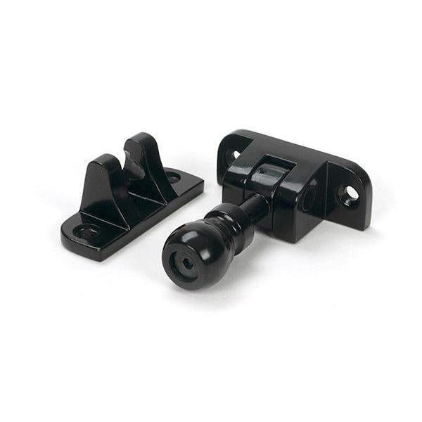 Black Mushroom Brighton Fastener (Radiused) - Brighton Fasteners - From The Anvil - Yester Home