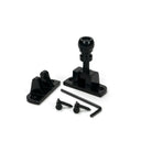 Black Mushroom Brighton Fastener (Radiused) - Brighton Fasteners - From The Anvil - Yester Home
