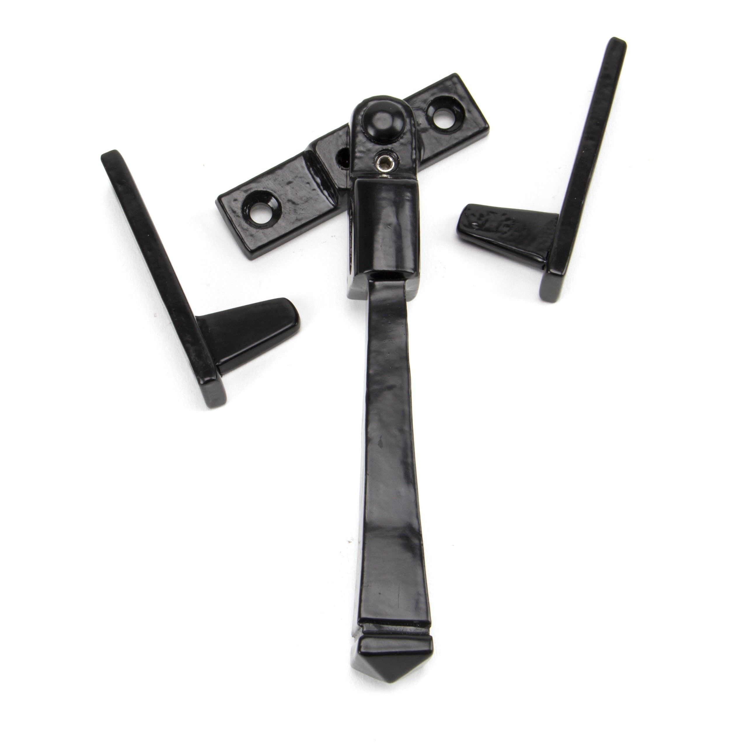Black Night-Vent Locking Avon Fastener | From The Anvil-Night-Vent Fasteners-Yester Home