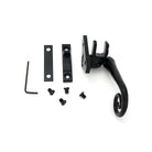 Black Night-Vent Locking Monkeytail Fastener (Steel Window) - Locking Fasteners - From The Anvil - Yester Home